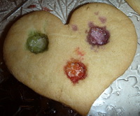 Window Pane Heart Surprise Valentine Cookie