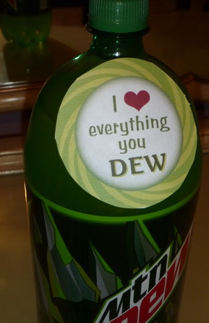 I love everything you dew mountain dew love pop notes