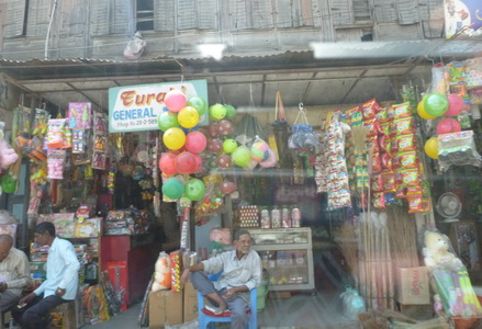Hyderabad "general store" on the side of the road